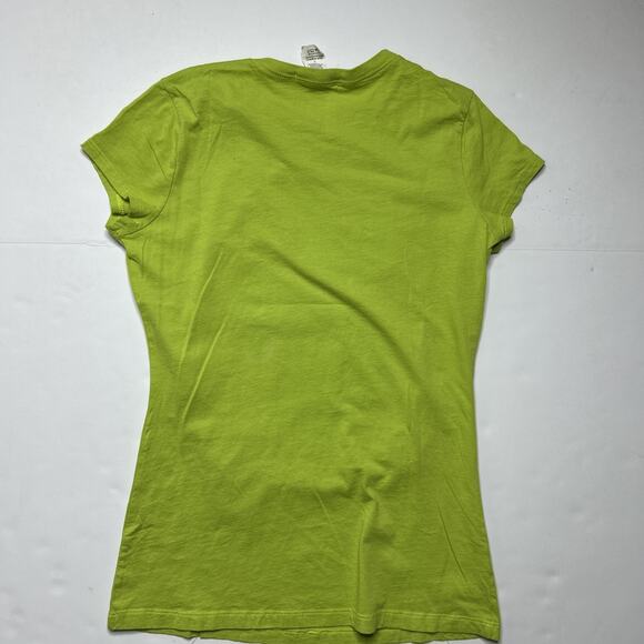 Charlotte Russe Graphic T-shirt Short Sleeve Women Green Size Large - Picture 5 of 9